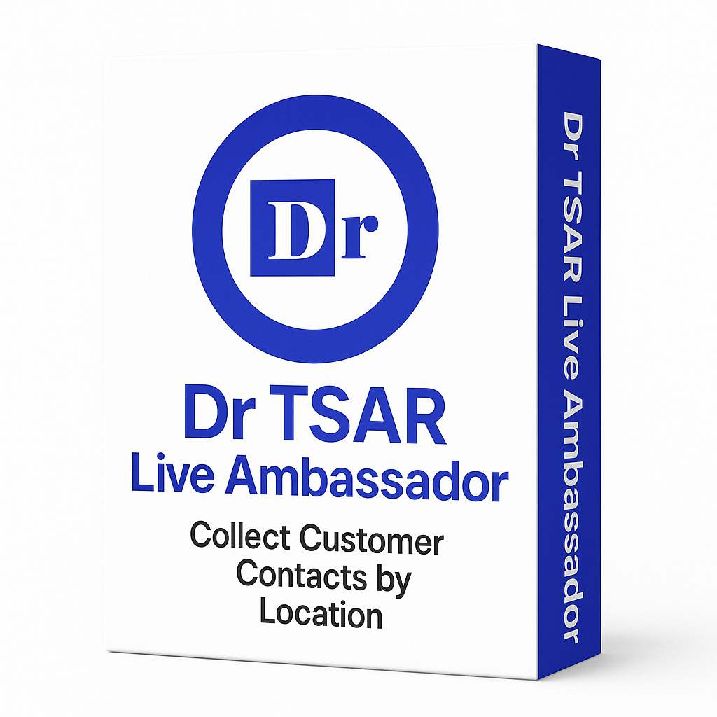 Dr TSAR Live Ambassador